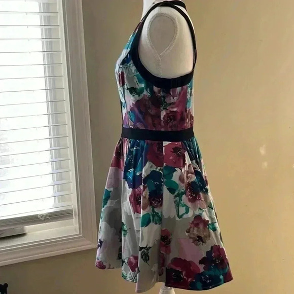 [L]Keepsake The Label  Cotton Floral Crewneck Mini Dress-EUC - Picture 2 of 8